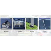 Carpa Plegable Pop-up de 3x3m Cenador Anti-UV con 4 Paredes Laterales Bolsa de Transporte para Acampar y Fiestas Azul - details 7