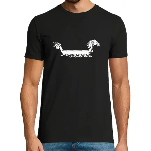 barco de Dragón,Camiseta de Pádel Divertido, ropa para exteriores - 1