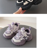 Zapatillas deportivas transpirables de malla para niños, primavera, nuevas, niños y niñas, moda papá, zapatos casuales y ligeros, zapatos para correr - details 9