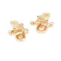 Cierre de latón color oro de 18K en forma de S y M para pulseras y collares, suministros para la fabricación de joyería, accesorios para bricolaje. - details 17