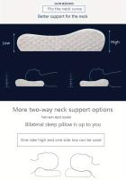 Almohada cervical, Soporte de columna cervical, Soporte para dormir para hombres y mujeres estudiantes, 1 unidad - details 2