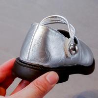 Zapatos de cuero para niñas, calzado de princesa versátil, informal, antideslizante, fondo suave, estilo coreano, Otoño, 2024 - details 7