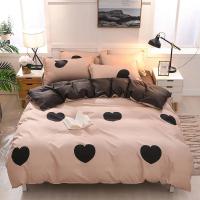 Juego de Ropa de Cama de Moda en Blanco y Verde con Funda de Edredón Nórdica y Funda de Almohada de Tamaño Queen Clásico para Niños Invierno - details 5