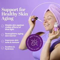 TruSkin Longevity Bakuchiol Serum – Suero facial rejuvenecedor con células madre de arándano rojo y algas de nieve – Alternativa suave de retinol para envejecimiento saludable – Mejora la apariencia de las arrugas, 1 fl oz - details 1