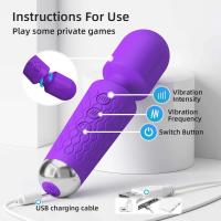 Leten-vibrador AV potente de 20 velocidades, varita mágica, estimulador de clítoris, juguetes para mujeres, masajeador de punto G, producto erótico sexual para mujeres adultas - details 7