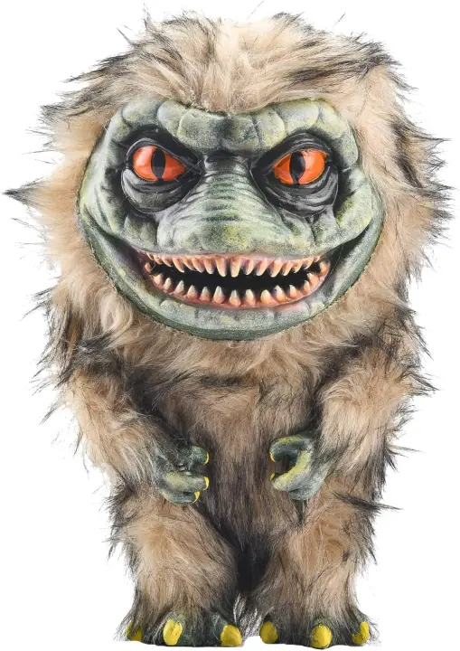 Alien Monster Prop Doll, marrón divertido, espacio feo, escribir, regalos de terror para coleccionista adulto, Halloween, cumpleaños - 1