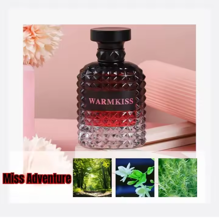 (DSH)WARMKISS Eau De Toilette francés para mujer con fragancia duradera Fragancia floral amaderada fresca y natural 50 ml - 1