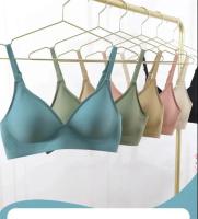 Sujetadores deportivos sin costuras, ropa interior de expansión externa, Top, sujetador para mujer sin cables, sujetador fino que reduce el pecho, pecho plano recogido - details 0