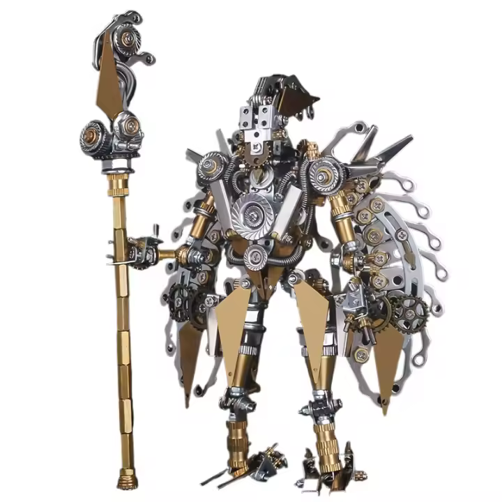 Rompecabezas de metal 3D para adultos, rompecabezas de metal 3D Serie Tres Reinos, kit de modelo de metal, rompecabezas de rompecabezas para adultos, rompecabezas mecánico con kit de metal: el mejor regalo para hombres (Guan Yu) - 1