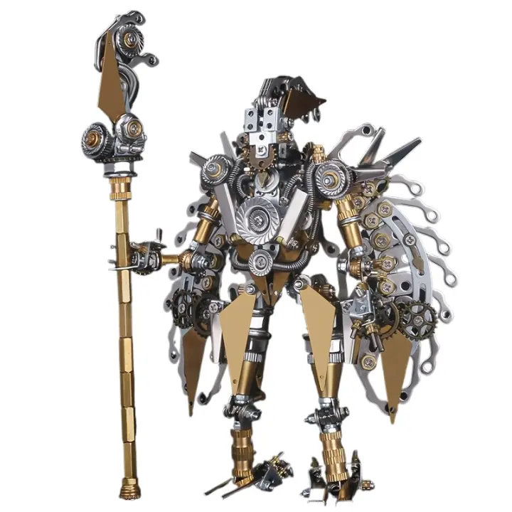 Rompecabezas de metal 3D para adultos, rompecabezas de metal 3D Serie Tres Reinos, kit de modelo de metal, rompecabezas de rompecabezas para adultos, rompecabezas mecánico con kit de metal: el mejor regalo para hombres (Guan Yu) - 1