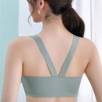 Sujetador de talla grande con hebilla frontal, ropa interior ajustable, Sexy, hermosa espalda, cómoda, pechos fruncidos, Sujetador deportivo transpirable - details 7