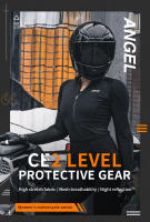 Chaqueta de armadura de motocicleta de verano para mujer, armadura de cuerpo completo para Motocross para mujer y adolescente, armadura de carreras para motociclista, equipo de protección CE nivel 2 - details 0