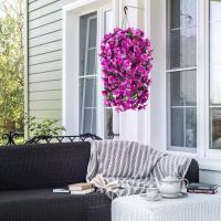 Bougainvillea artificial realista de seda sintética, resistente a los rayos UV, flores artificiales, planta de larga duración, decoración de verano, enredaderas de buganvilla - details 3