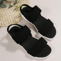 Sandalias de cuña para mujer, calzado moderno y cómodo, de verano - details 1