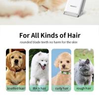Cortadora de pelo inalámbrica para mascotas, máquina de corte de pelo profesional de bajo ruido, recargable, para gatos y cachorros - details 7
