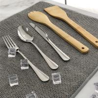Alfombrilla de microfibra absorbente para secado de platos, escurridor de platos para encimera de cocina, tamaño 20x15 pulgadas, paquete de 3 - details 1