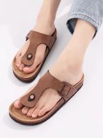 Sandalias de Pisa de Moda Crestar Pantuflas de Playa Antideslizantes para Mujeres en Verano con Suela de Corcho Mules con Soporte de Arco - details 4