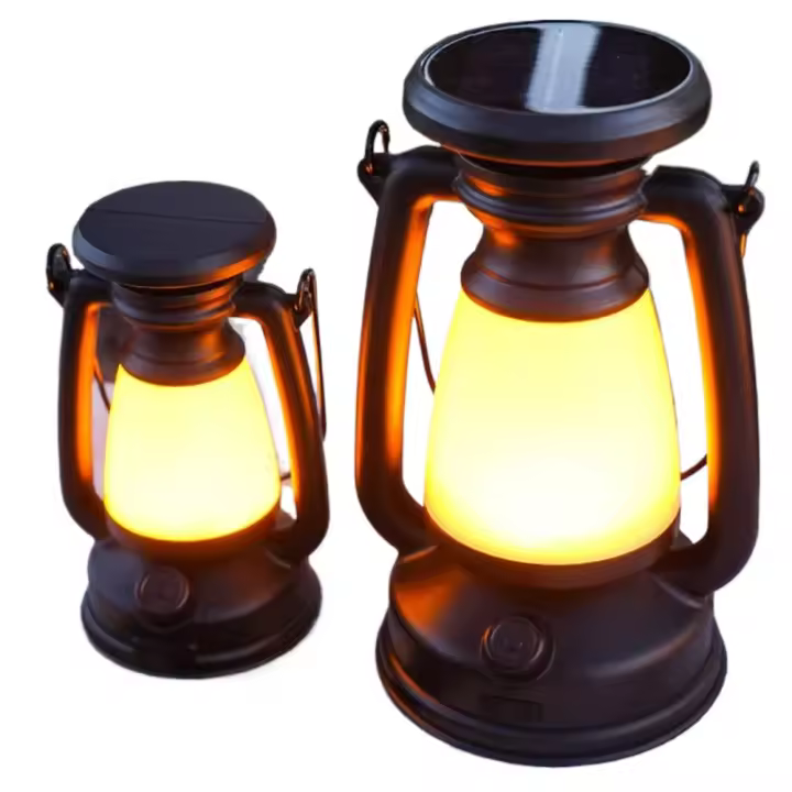 Linterna de Camping Portátil con Carga USB y Solar Luz de Camping al Aire Libre con 3 Modos de Iluminación Luz de Carpa Colgante con Deslumbramiento - 1