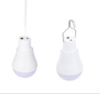 Lámpara Solar Portátil Bombilla LED Recargable para Campamento Pesca Nocturna Panel Solar de Energía Renovable Luz Blanca 1.5W - details 6