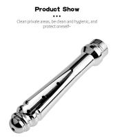 Ducha de acero inoxidable Leten de 7 orificios laterales para enema, limpiador de metal, tapón anal, juguetes sexuales anales. - details 8