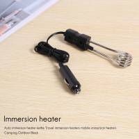 Calentador de inmersión automático, tetera de viaje, calentadores de inmersión móviles, Camping al aire libre, negro - details 5