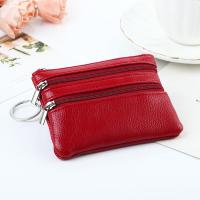 Monedero pequeño de cuero PU clásico para niña, cartera multifuncional con cremallera, monedero coreano, tarjetero - details 9