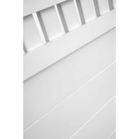 Cabecero Bora para Cama de 150 Fabricado en Madera Maciza de Pino insigni Acabado Blanco Satinado - details 3