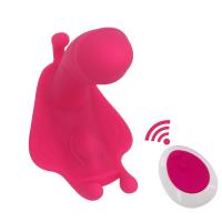 Vibrador multifrecuencia para Mujer, dispositivo de control remoto inalámbrico, con hueco de salto de mariposa, para adultos - details 6