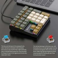 Wired nical 33-Key Numeric with Multi-Color Lights Shaft Suitable for Finance Business Keypad Laptop Keyboard - details 1