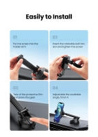 Soporte de Teléfono para Coche UGREEN Soporte de Gravedad para iPhone y Xiaomi Ventosa de Coche - details 12