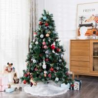 78CM Falda De árbol De Navidad, Blanco como La Nieve Felpa Gruesa Cubierta De La Base del árbol De Navidad Alfombra del Piso para Las Decoraciones Navideñas De Año Nuevo - details 6