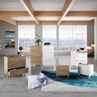 Modelo Loft, Acabado en Blanco Brillante, Medidas: 61 cm (Ancho) x 117 cm (Alto) x 40 cm (Fondo) - details 1