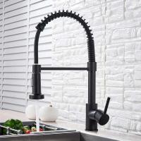 Grifo de Mezclador de Níquel Pincelado de Primavera Rotación de 360 Grados, Boquilla de Pulverización de Caliente y Fría, Montado en la Cubierta - details 5