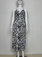 Verano nuevo vestido estampado sin mangas para mujer - details 8