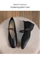 Mary Jane Zapatos de tacón bajo con hebilla para mujer, calzado para primavera y verano - details 10
