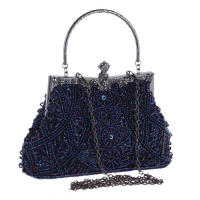 Bolso de mano vintage de bordado de cuentas, bolso de noche, cheongsam clásico, combinación perfecta - details 4