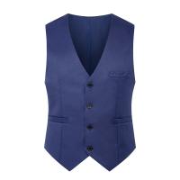 Traje casual de moda 2023 para hombre, adelgazante, con contorno suave, de un solo pecho, chaleco, al por mayor. - details 5