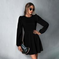 Vestido Largo de Manga Larga para Mujer con Cintura Estética Primavera Otoño 2025 - details 9