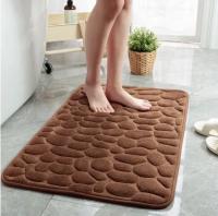 Alfombrilla de baño con relieve de adoquines, alfombras antideslizantes en lavabo, alfombra de suelo lateral de bañera, Felpudo de ducha, almohadilla de espuma viscoelástica - details 8