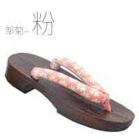 Zapatos tradicionales de moda, zapatillas de madera japonesas de verano para niños con tacón alto - details 14