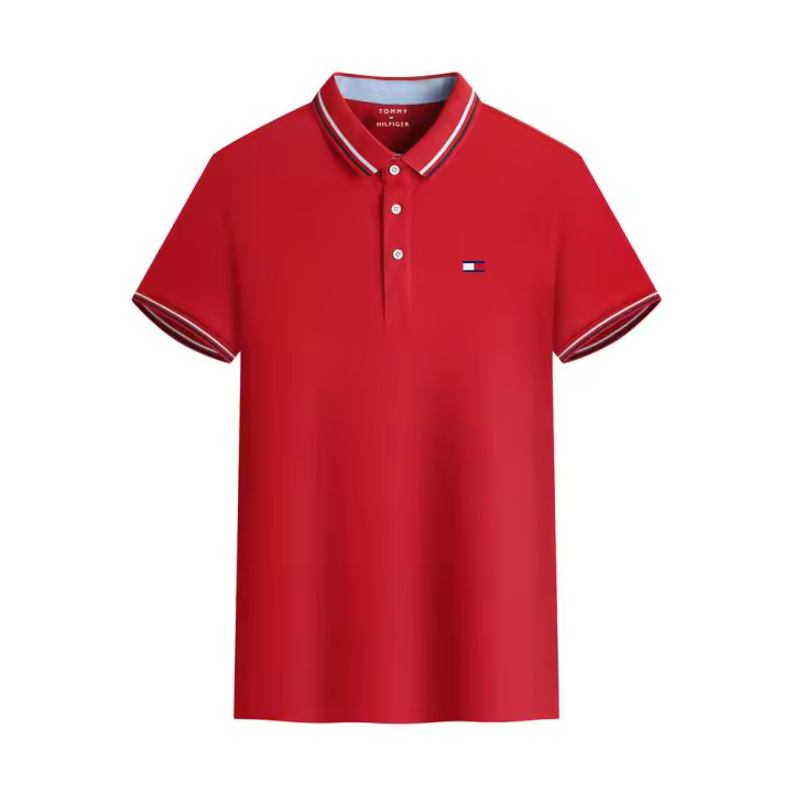 Polo clásico para hombre Camisas de manga corta Tops casuales de verano - 1
