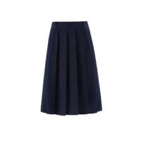 Falda plisada de cintura alta para mujer, vestido largo universitario - details 2