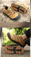 Zapatos deportivos de senderismo de marca para niños y niñas, zapatos de senderismo impermeables antideslizantes para exteriores, zapatillas de escalada de montaña para niños - details 12