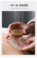 Juego de posavasos transparentes japoneses resistentes al calor, tapete antideslizante para taza de vidrio, taza de agua, accesorios para la ceremonia del té - details 5