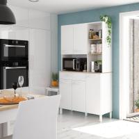 Modelo Kira, Acabado Blanco Artik y Roble Canadiense, Medidas - details 3