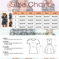 Vestido de fiesta de noche de manga larga con estampado bohemio, vestido de malla transparente con escote en V y dobladillo corto, vestidos cortos - details 2