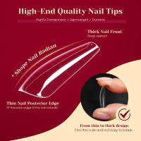 NAILWIND-Juego de manicura para extensión de uñas, herramienta de Arte de uñas postizas a presión, pegamento para uñas de cubierta semicompleta, puntas acrílicas - details 41