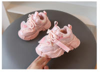 Otoño e invierno nuevas zapatillas cálidas con superficie de cuero para niñas tranquilidad para niñas suela suave antideslizante zapatos para papá para niños corriendo - details 12