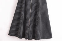 Vestidos de verano para mujer, nuevo vestido largo elegante a rayas con cuello redondo, moda juvenil, comodidad urbana - details 3