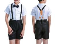 Los niños y niñas pueden usar tirantes elásticos, TRE de moda para bodas, escuelas, fiestas de cumpleaños y eventos. - details 2